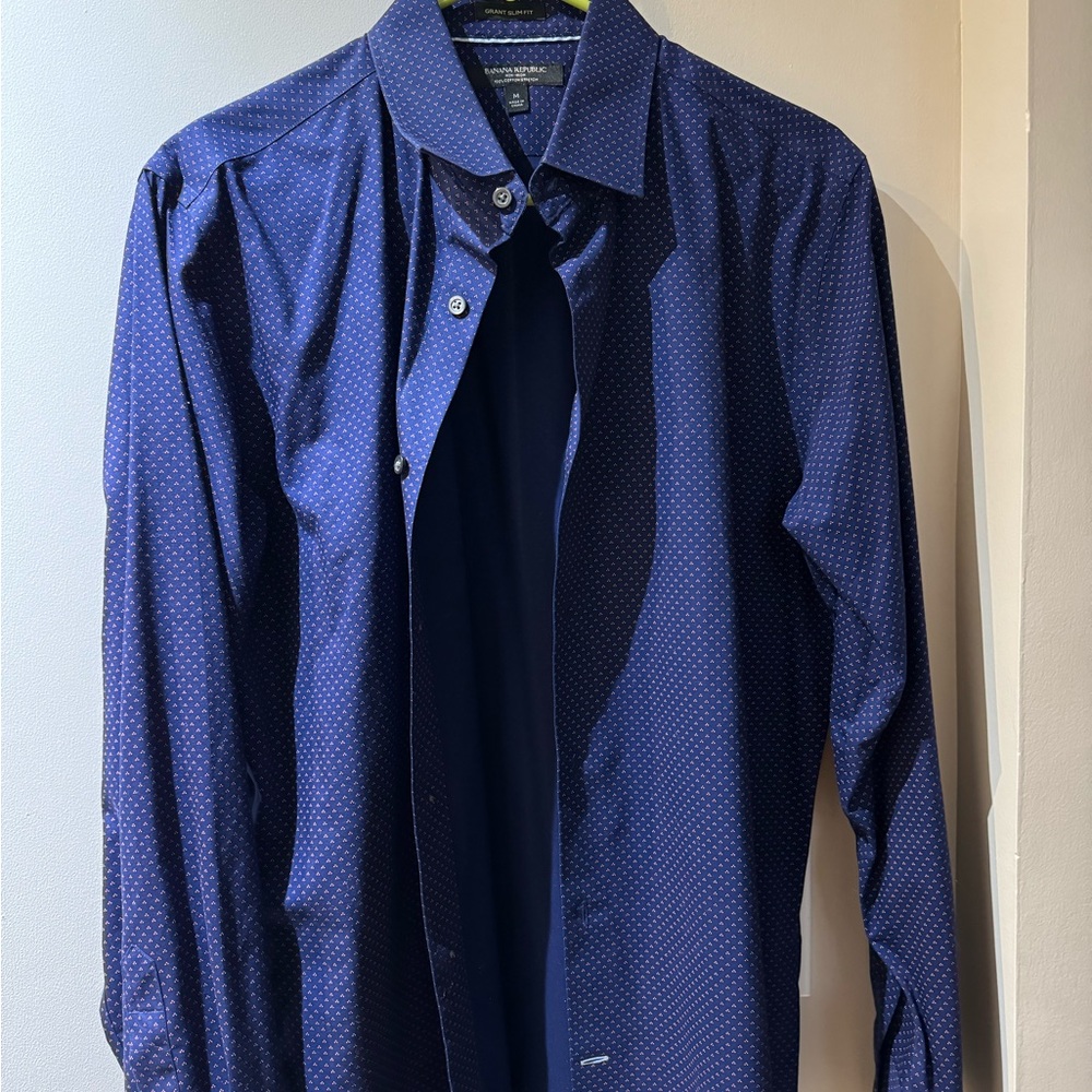 Banana Republic men’s button down (dark purple)